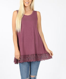 Lace Hem Tunic