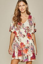 Load image into Gallery viewer, Floral dress with liner, Andre by Unit
