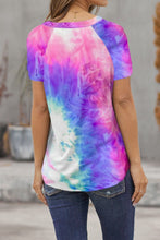 Load image into Gallery viewer, Tye Dye Slit Sleeve Tee
